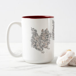 Caneca De Café Em Dois Tons Caneca: Squeaky