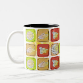 Caneca De Café Em Dois Tons caneca tema paz tema café caneca