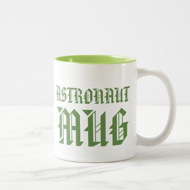 Caneca De Café Em Dois Tons Caneta astronauta (Direita)