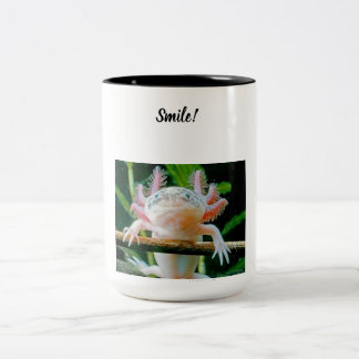Caneca De Café Em Dois Tons Caneta Axolotl