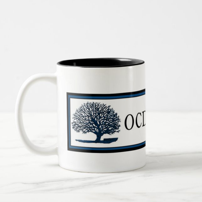 Caneca De Café Em Dois Tons Caneta CT OCD (Esquerda)
