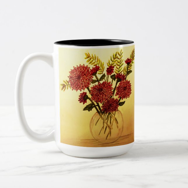 Caneca De Café Em Dois Tons Caneta de dois tons (Esquerda)
