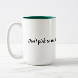 Caneca De Café Em Dois Tons Caneta de mensagem