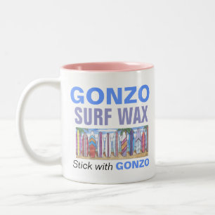 Caneca De Café Em Dois Tons Caneta de SURF GONZO