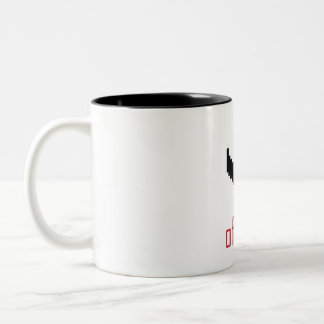 Caneca De Café Em Dois Tons Caneta Offline