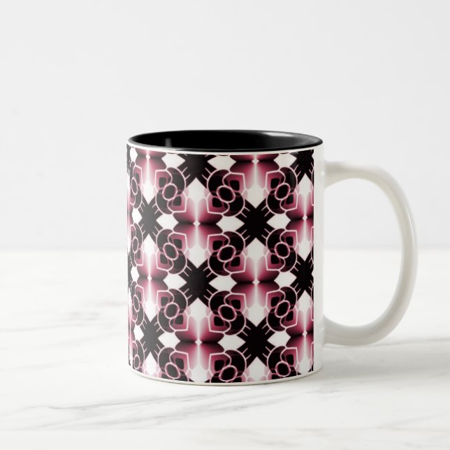 Caneca De Café Em Dois Tons Canhão de Extravagância Radiante (Direita)