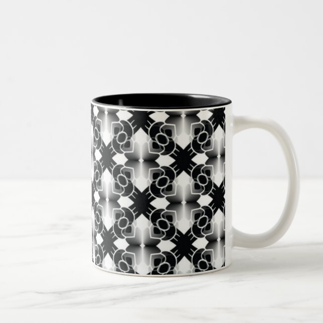 Caneca De Café Em Dois Tons Canhão de Extravagância Radiante (Direita)