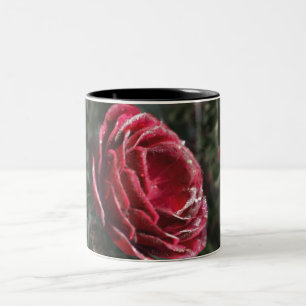 Caneca De Café Em Dois Tons Canhão de festas do inverno