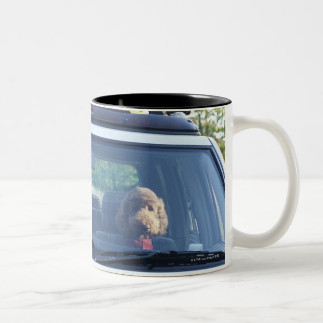 Caneca De Café Em Dois Tons caniche padrão 4 (Direita)