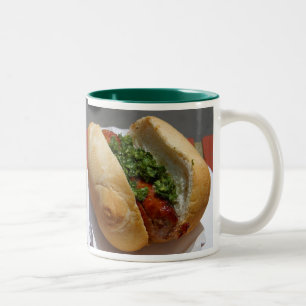 Caneca De Café Em Dois Tons Canina Quente