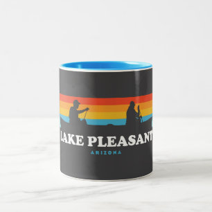 Caneca De Café Em Dois Tons Canoa Arizona do Lago Pleasant