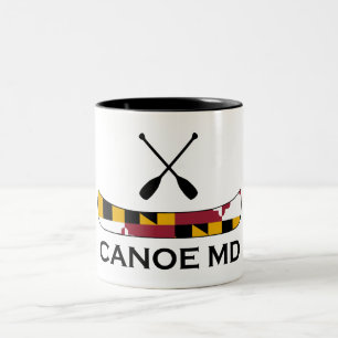 Caneca De Café Em Dois Tons Canoe Maryland