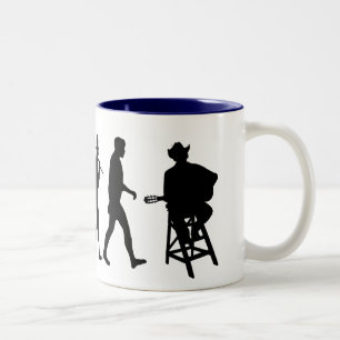 Caneca De Café Em Dois Tons Cantor da música country da música country