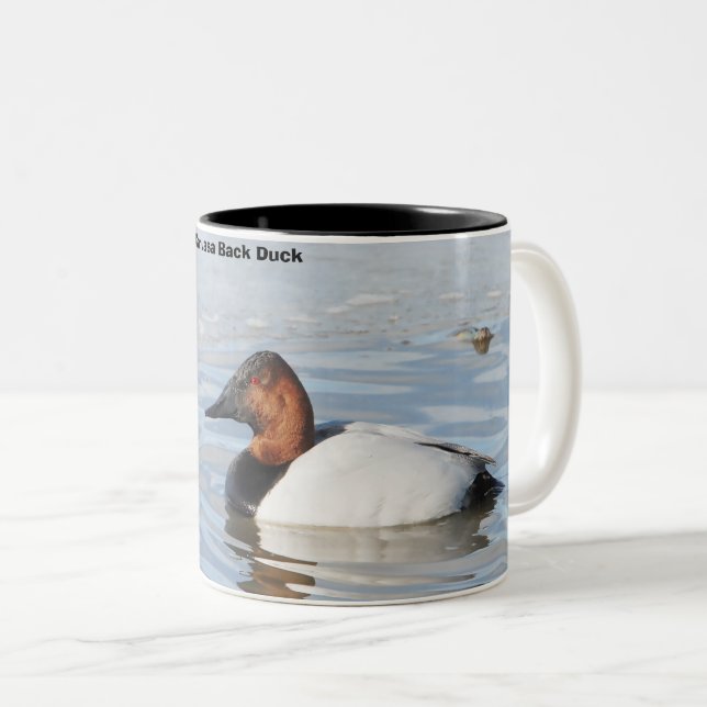 Caneca De Café Em Dois Tons Canvasa Back Duck (Frente Esquerda)