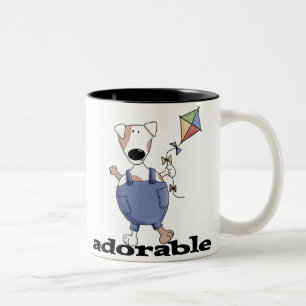 CANECA DE CAFÉ EM DOIS TONS CÃO ADORÁVEL