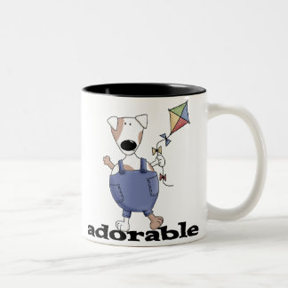 CANECA DE CAFÉ EM DOIS TONS CÃO ADORÁVEL