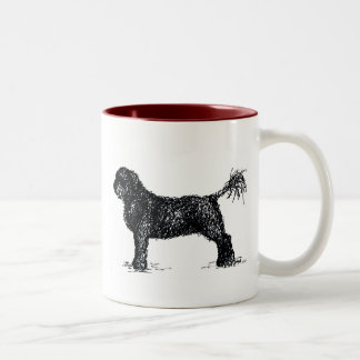Caneca De Café Em Dois Tons Cão de água português