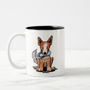Caneca De Café Em Dois Tons Cão de Bovinos Australiano