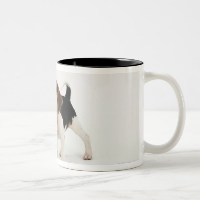 Caneca De Café Em Dois Tons Cão de cão (Direita)