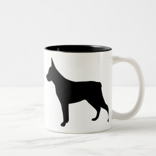 Caneca De Café Em Dois Tons Cão Stumpy do gado da cauda