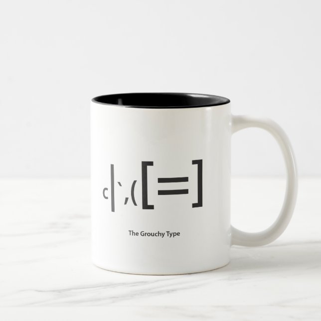 Caneca De Café Em Dois Tons cãozinho (Direita)