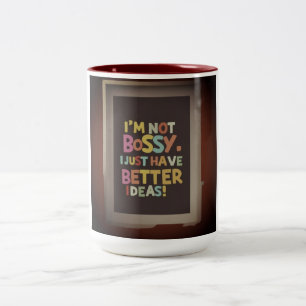 Caneca De Café Em Dois Tons Capacitar uma garota, capacitar grupos de gerações