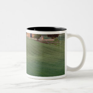 Caneca De Café Em Dois Tons Capela San Quirico d'Orcia, Toscana, Itália