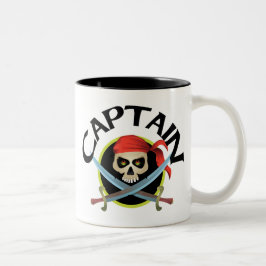 Caneca De Café Em Dois Tons capitão 3D