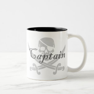 Caneca De Café Em Dois Tons Capitão alegre de Roger