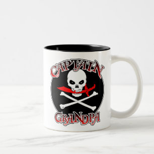 Caneca De Café Em Dois Tons Capitão Avô