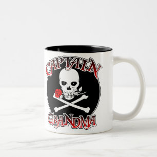 Caneca De Café Em Dois Tons Capitão Avó Mug