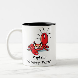 Caneca De Café Em Dois Tons Capitão Crabby Calça