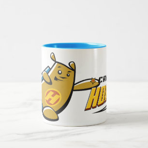 Caneca De Café Em Dois Tons Capitão Esperança Herói
