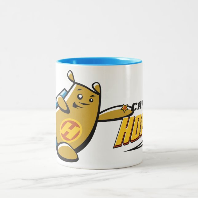 Caneca De Café Em Dois Tons Capitão Esperança Herói (Centro)