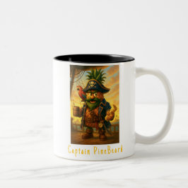 Caneca De Café Em Dois Tons Capitão PineBeard Coffee Mug - Império do Abacaxi
