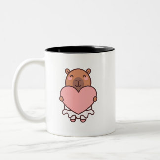Caneca De Café Em Dois Tons Capivara