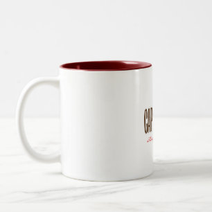 Caneca De Café Em Dois Tons Cappuccino - forte sabor de café