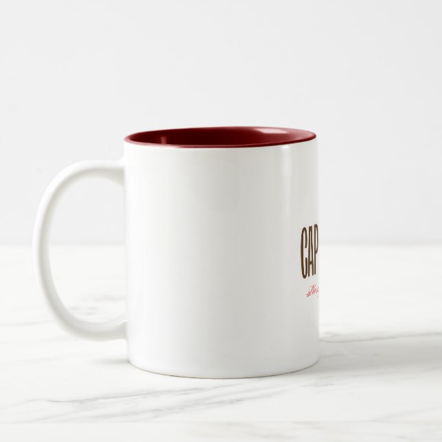 Caneca De Café Em Dois Tons Cappuccino - forte sabor de café (Esquerda)