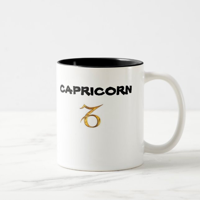 Caneca De Café Em Dois Tons Capricorn (Direita)