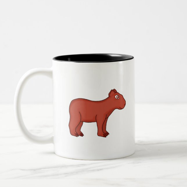Caneca De Café Em Dois Tons Capybara (Esquerda)
