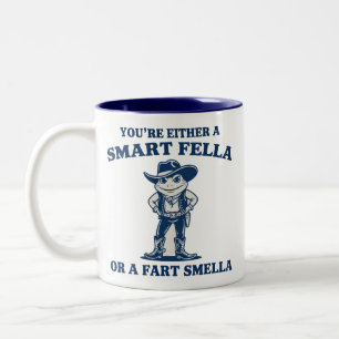 Caneca De Café Em Dois Tons Cara Sábia ou Sapo Fedorento Meme de Sapo Retrô En