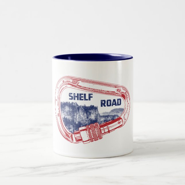 Caneca De Café Em Dois Tons Carabineiro de Escala de Prateleira (Centro)