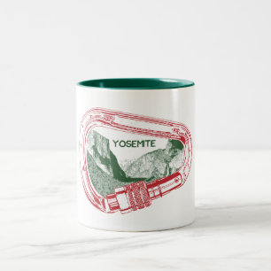 Caneca De Café Em Dois Tons Carabineiro Yosemite Subindo