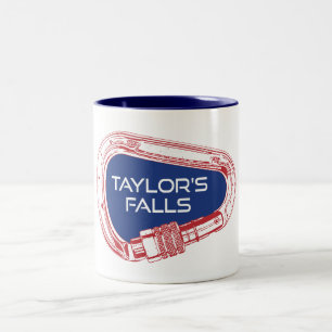 Caneca De Café Em Dois Tons Carabiner de Escalas de Minnesota de Taylor