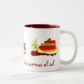 CANECA DE CAFÉ EM DOIS TONS CARACOL
