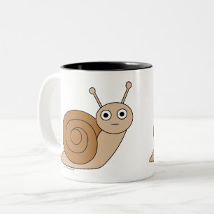 Caneca De Café Em Dois Tons Caracol