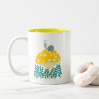 Caracol Whimsical em Cogumelo Mágico