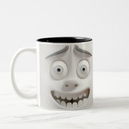 Caneca De Café Em Dois Tons Caráter Sarcástico 3D
