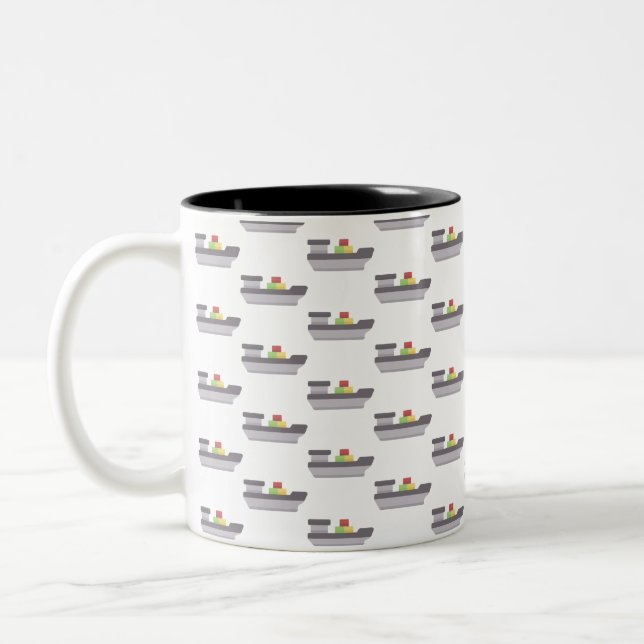 Caneca De Café Em Dois Tons cargueiro (Esquerda)