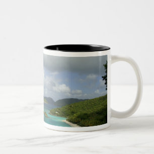 Caneca De Café Em Dois Tons Caribe, Ilhas Virgens Americanas, Rua John, Trunk